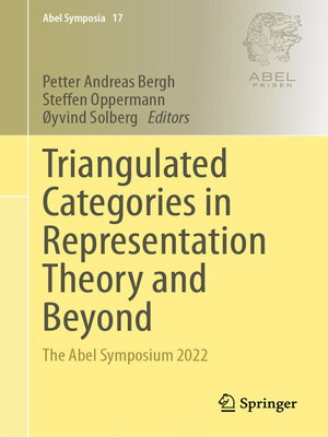 cover image of Triangulated Categories in Representation Theory and Beyond